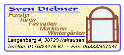 Sven Diebner Tischlerei Hahausen